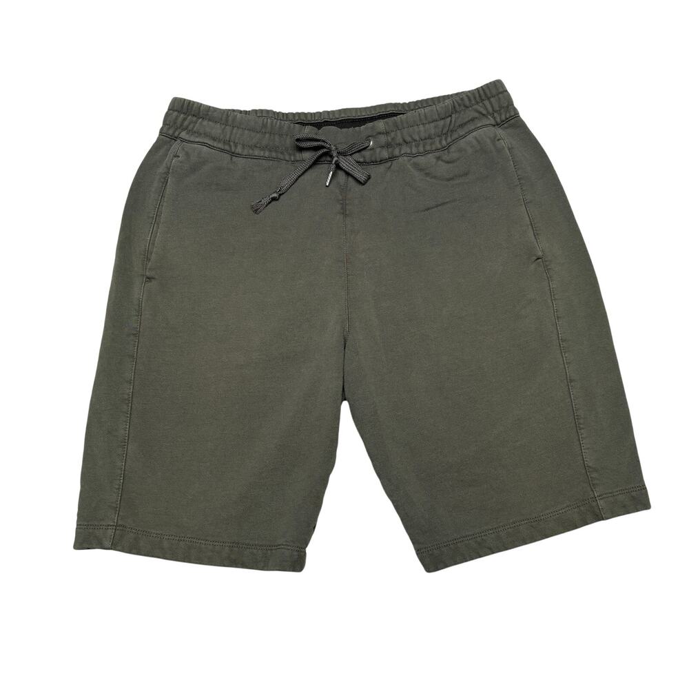 Helmut Lang Green 9" Sweat Shorts Men's Medium Cotton Sportswear Streetwear